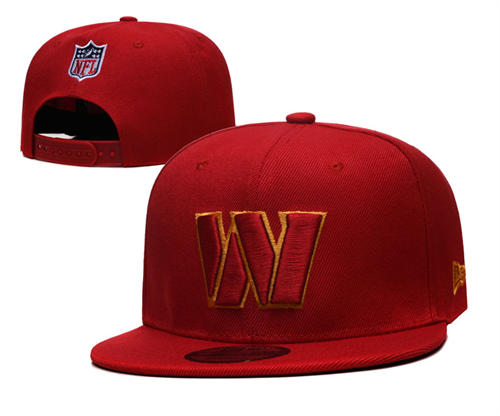 Washington Commanders red Primary Logo  Snapback Hat GS2504043 (3)