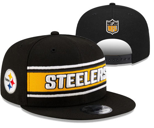 NFL Pittsburgh Steelers Black Classics Snapback Hat YD2503211 (16)