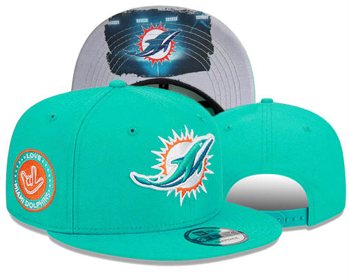 NFL Miami Dolphins aqua love Snapback Hat YD2503211 (15)