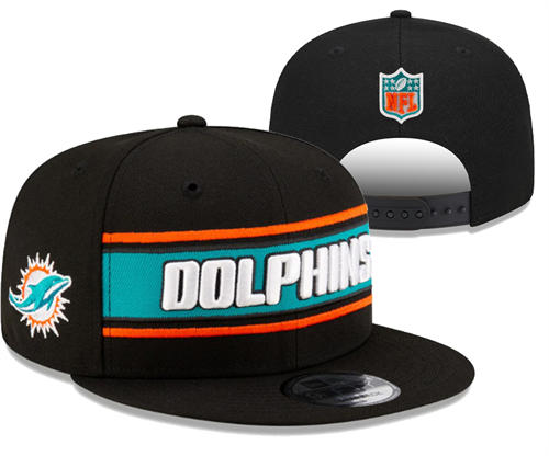 NFL Miami Dolphins black classics Snapback Hat YD2503211 (20)