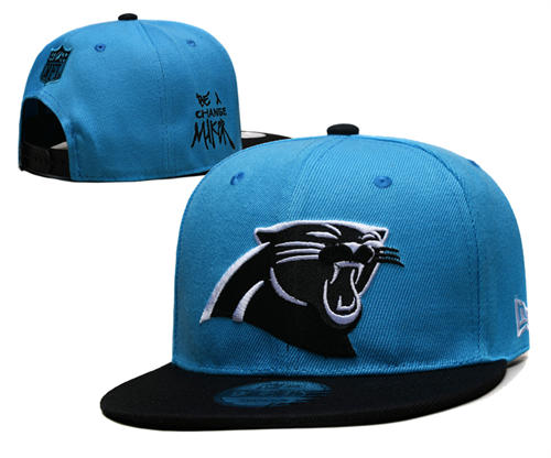 Carolina Panthers Black Blue Legacy True Snapback Hat GS2504043 (2)