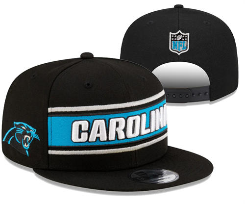 NFL Carolina Panthers black classics Snapback Hat YD2503211 (4)