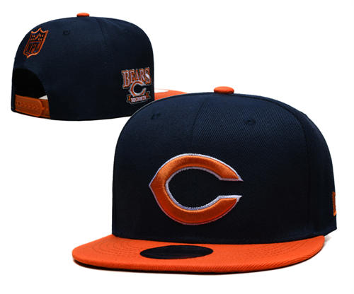 Chicago Bears orange navy Snapback Cap GS254043 (4)
