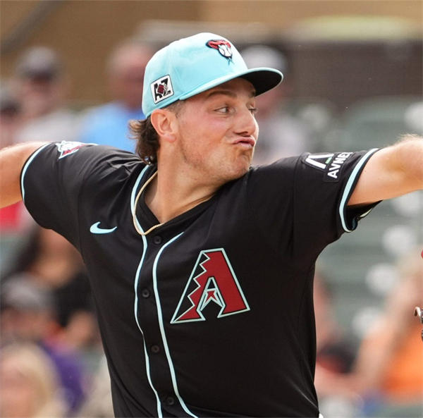 Mens Arizona Diamondbacks #32 Brandon Pfaadt Nike Black Alternate Limited Jersey