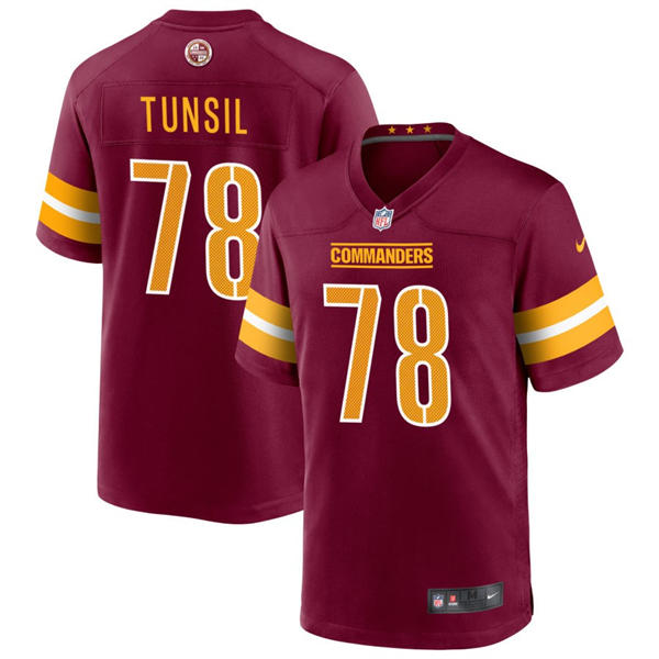Mens Washington Commanders #78 Laremy Tunsil Nike Burgundy Team Color Vapor Limited Jersey