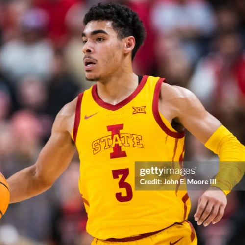 Mens Iowa State Cyclones #3 Tamin Lipsey Nike 2021 Gold Team Logo College Basketball Jersey