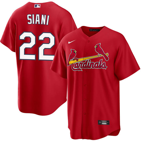 Men's St. Louis Cardinals #22 Michael Siani Nike Red Alternate Limited Jersey