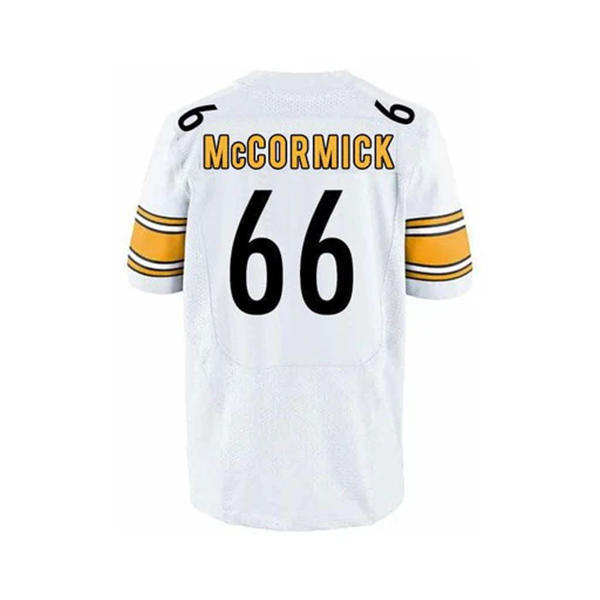Men's Pittsburgh Steelers #66 Mason McCormick Nike White Vapor F.U.S.E. Limited Jersey