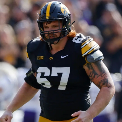 Men Youth Iowa Hawkeyes #67 Gennings Dunker Nike Black College Football Game Jersey