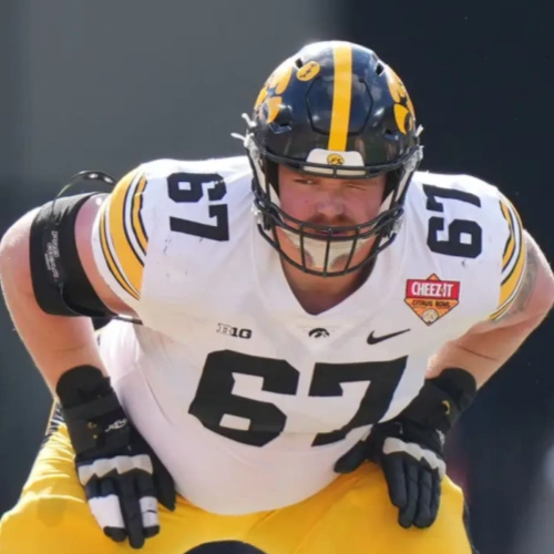 Men Youth Iowa Hawkeyes #67 Gennings Dunker Nike White College Football Game Jersey