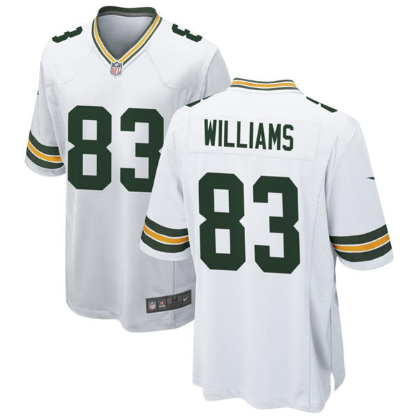 Youth Green Bay Packers #83 Savion Williams Nike White Limited Jersey
