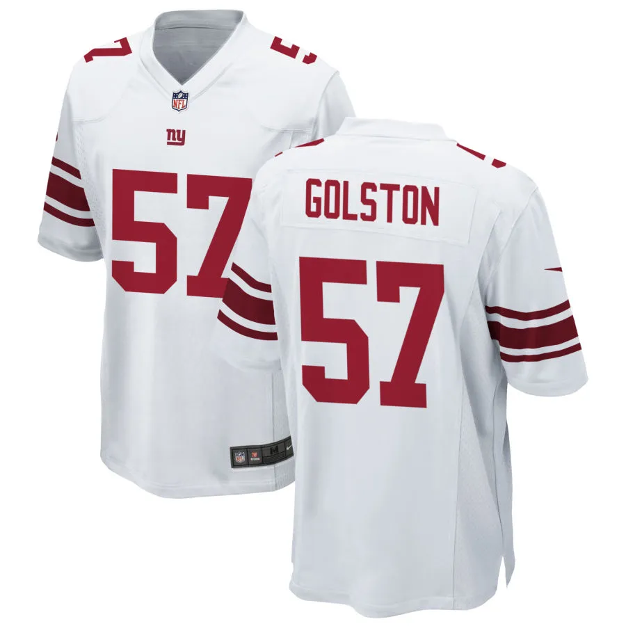 Men's New York Giants #57 Chauncey Golston Nike White Vapor F.U.S.E. Limited Jersey