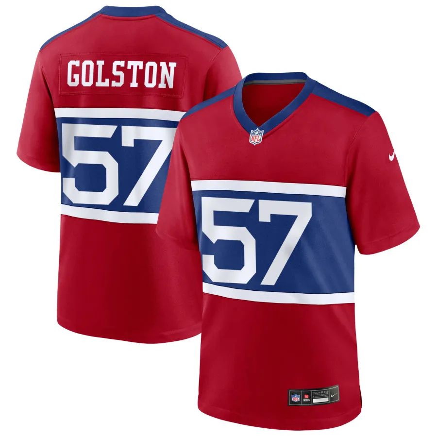 Men's New York Giants #57 Chauncey Golston Nike Century Red Alternate Vapor F.U.S.E. Limited Jersey