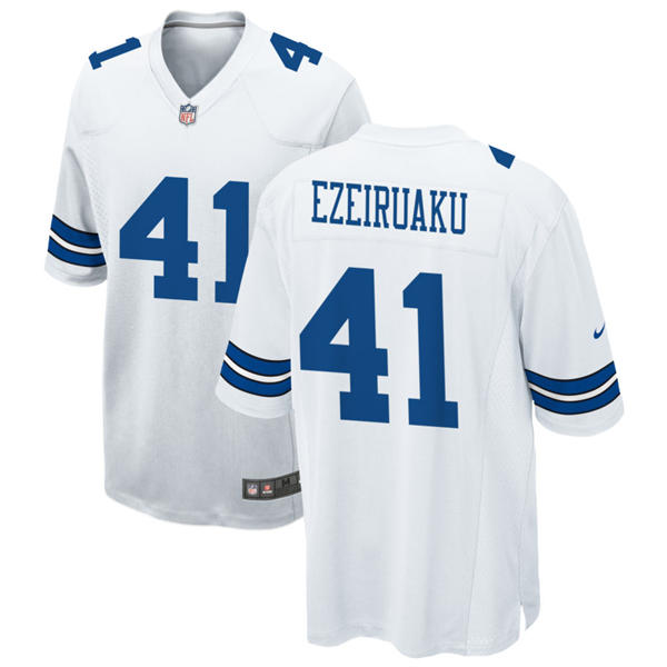 Mens Dallas Cowboys #41 Donovan Ezeiruaku Nike White Vapor F.U.S.E. Limited Jersey