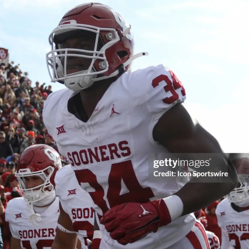 Oklahoma Sooners #34 Adepoju Adebawore White SEC Football Game Jersey