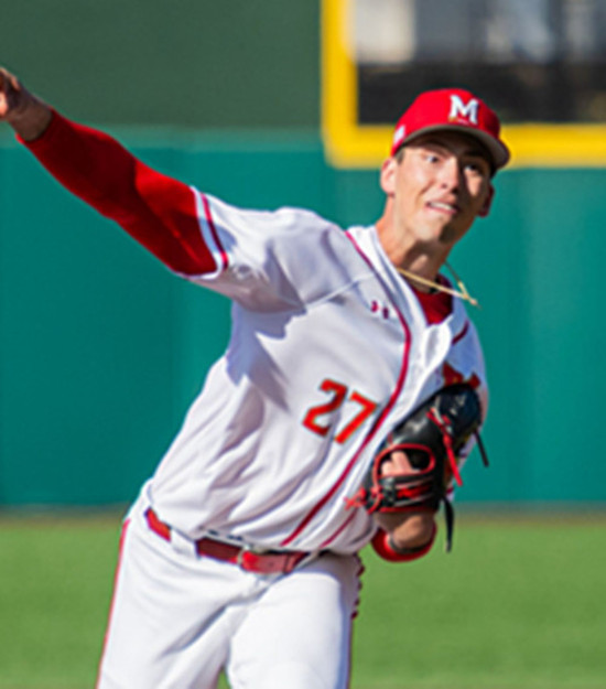 MeMaryland Terrapins #27 Brayden Ryan White M College Baseball Game Jersey