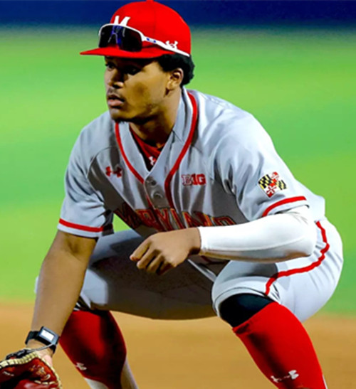 MeMaryland Terrapins #30 Paul Jones Grey Maryland College Baseball Game Jersey