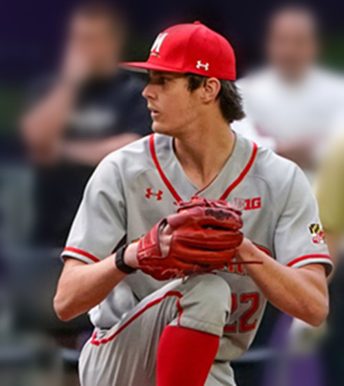 MeMaryland Terrapins #22 Kyle McCoy Grey Maryland College Baseball Game Jersey