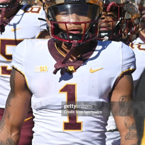 Minnesota Golden Gophers #1 Darius Taylor  Nike 2020 White NCAA College Football Game Jersey