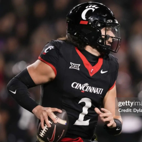 Cincinnati Bearcats #2 Brendan Sorsby 2023 Nike Black BIG-12 Football Game Jersey
