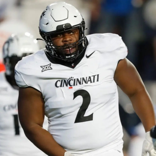 Cincinnati Bearcats #2 Dontay Corleone 2023 Nike White BIG-12 Football Game Jersey