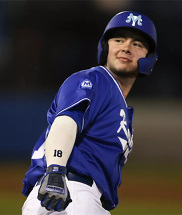 Middle Tennessee Blue Raiders #18 Brett Vondohlen 2025 Blue College Baseball Game Jersey