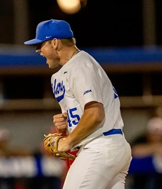 Middle Tennessee Blue Raiders #45 Will Jenkins 2025 White College Baseball Game Jersey