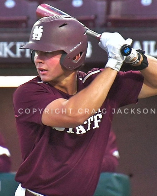 Mississippi State Bulldogs #43 Steven Spalitta Maroon Pullover  College Baseball Game Jersey