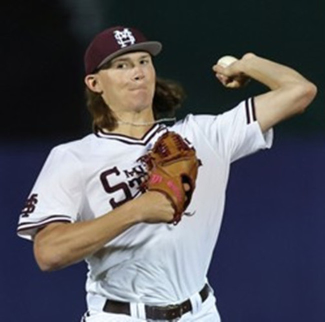 Mississippi State Bulldogs #9 Pico Kohn White Pullover College Baseball Game Jersey