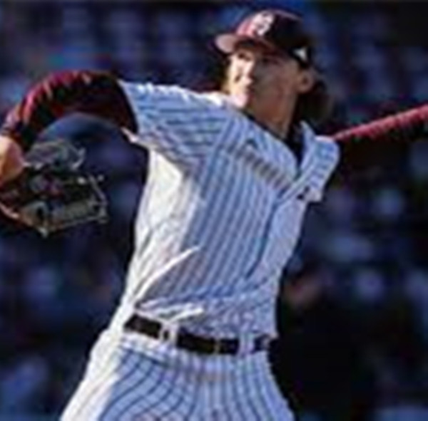 Mississippi State Bulldogs #9 Pico Kohn White MS Pinstripe College Baseball Game Jersey