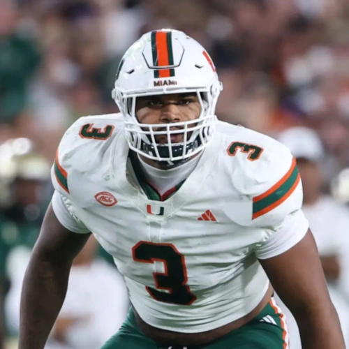 Miami Hurricanes #3 Akheem Mesidor 2024 White Football Game Jersey