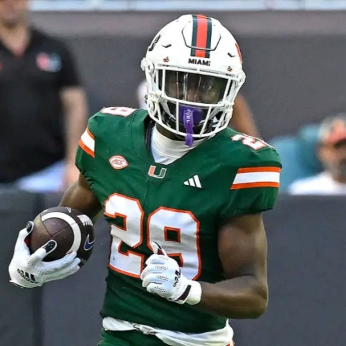 Miami Hurricanes #29 OJ Frederique Jr. 2024 Green Football Game Jersey