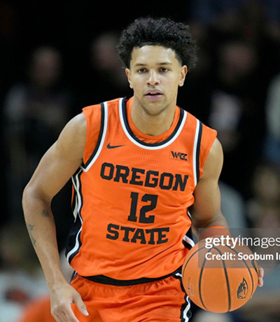 Oregon State Beavers #12 Michael Rataj 2025 Orange College Basketball Game Jersey