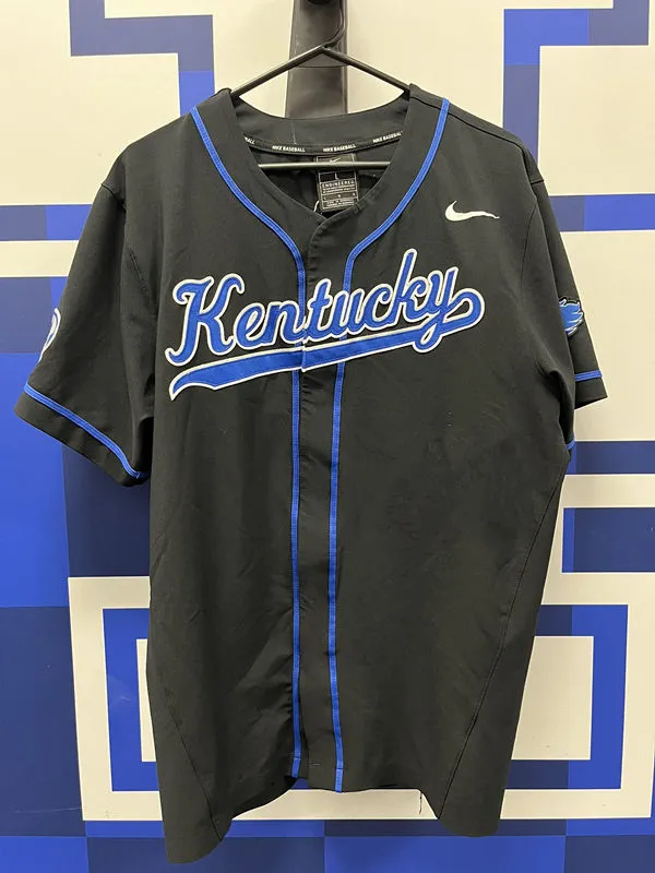 Kentucky Wildcats Blank Nike 2025 Black College Baseball Team Jersey
