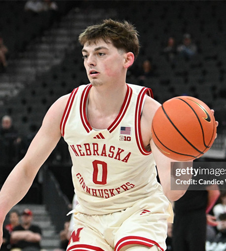 Nebraska Cornhuskers #0 Connor Essegian 2025 Cream College Basketball Game Jersey