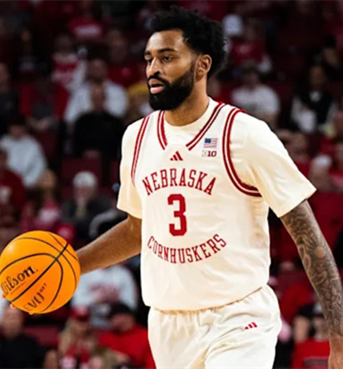 Nebraska Cornhuskers #3 Brice Williams 2025 Cream College Basketball Game Jersey