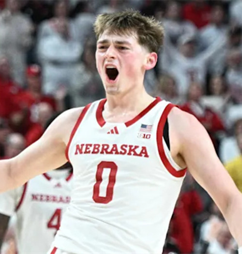 Nebraska Cornhuskers #0 Connor Essegian 2025 White College Basketball Game Jersey