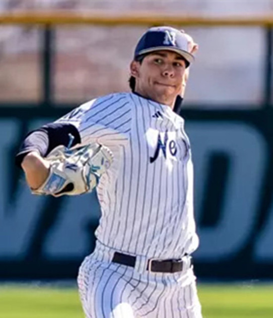 Nevada Wolf Pack #2 Jun Hyuk Kwon White Pinstripe College Baseball Game Jersey