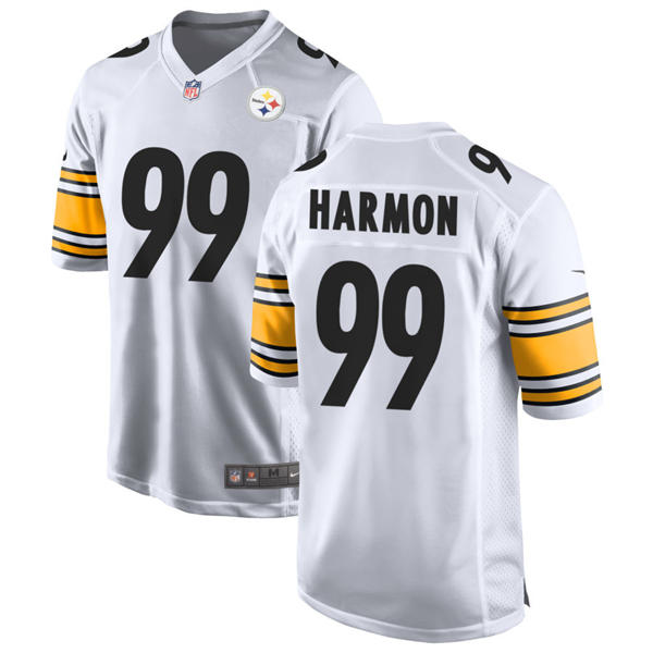 Men's Pittsburgh Steelers #99 Derrick Harmon Nike White Vapor F.U.S.E. Limited Jersey