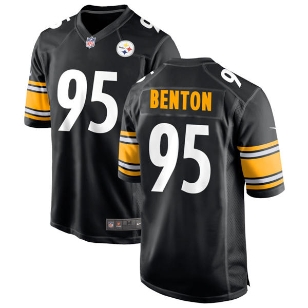 Men's Pittsburgh Steelers #95 Keeanu Benton Nike Black Vapor F.U.S.E. Limited Jersey