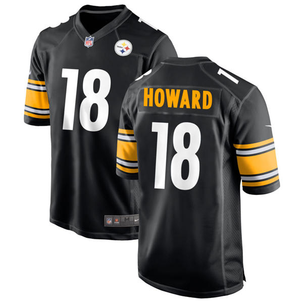 Men's Pittsburgh Steelers #18 Will Howard Nike Black Vapor F.U.S.E. Limited Jersey