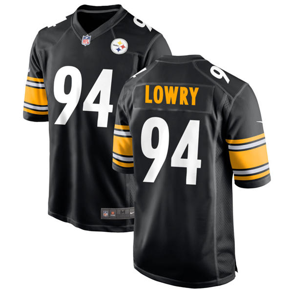 Men's Pittsburgh Steelers #94 Dean Lowry Nike Black Vapor F.U.S.E. Limited Jersey