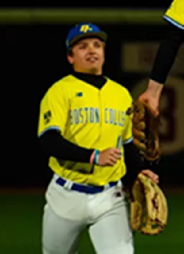 Boston College Eagles #10 Colin Larson Yellow College Baseball Game Jersey
