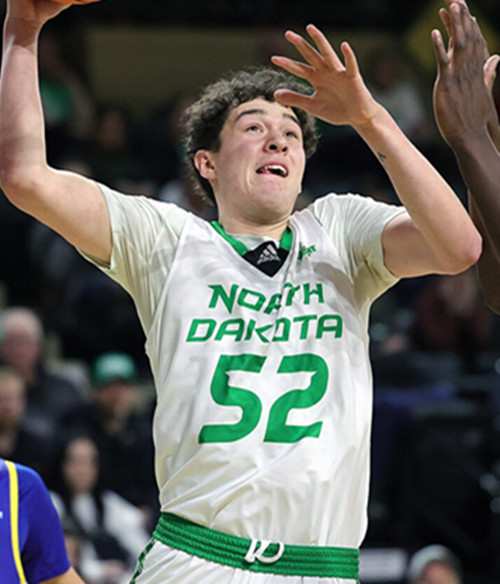 North Dakota Fighting Hawks Custom Eaglestaff White College Basketball Game Jersey