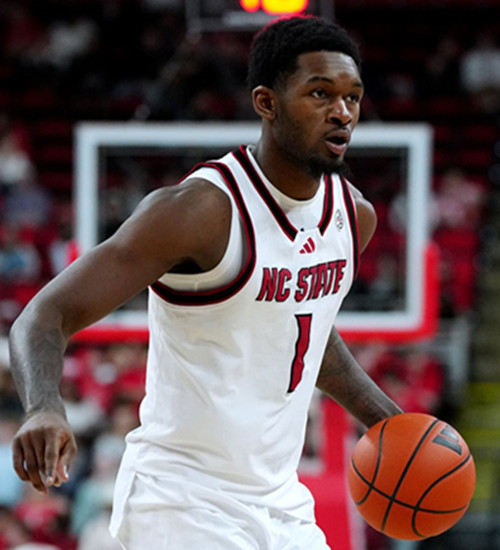 N.C. State Wolfpack #1 Brandon Huntley-Hatfield  2025 White College Basketball Game Jersey