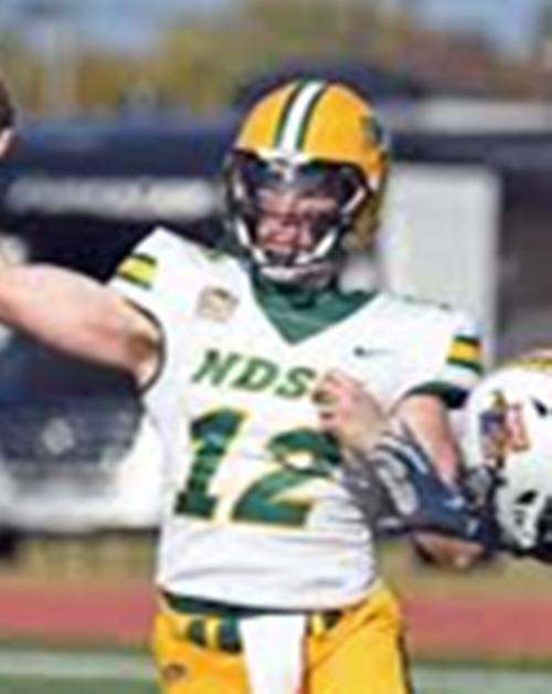 North Dakota State Bison #12 Nathan Hayes White College Football Game Jersey