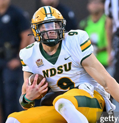 North Dakota State Bison #9 Cole Payton White College Football Game Jersey