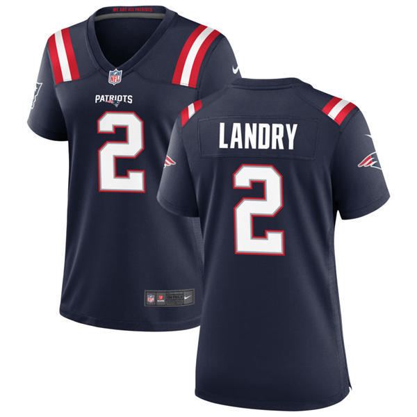 Womens New England Patriots #2 Harold Landry Nike Navy Limited Jersey