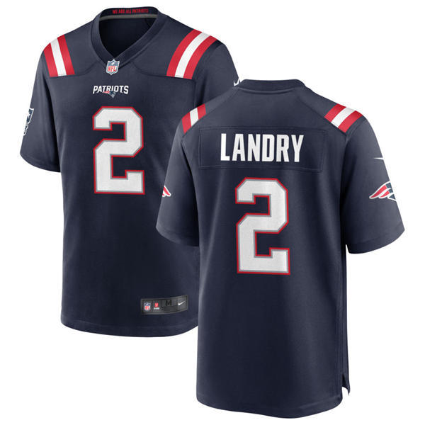 Mens New England Patriots #2 Harold Landry Nike Navy Vapor F.U.S.E. Limited Jersey