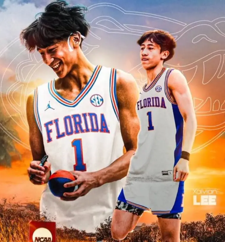 Florida Gators #1 Xaivian Lee White Retro Basketball Limited Jersey